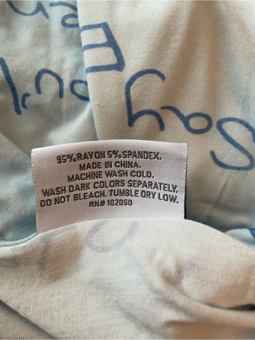Taylor Swift 1989 Wildest Dreams Pajama Set RARE Official Merch Size XS Blue EUC - Picture 10 of 10